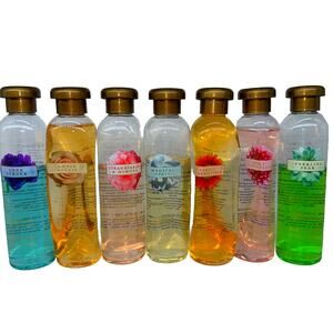 7 Body Luxuries 4.1oz Travel Mini Shower Gel Pear Amber Love Spell Irresistible
